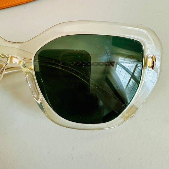 NEW TORY BURCH LIGHT YELLOW PLASTIC SUNGLASSES TY7194U 1952/3H 55-17-140 main image 8